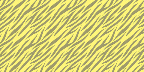 Tiger skin background. Seamless pattern.Vector. 虎の皮パターン