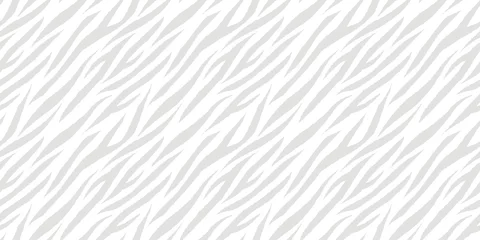 Tapeten Weiß Tigerhaut-Hintergrund Nahtloses Muster Vektor Tigerhaut-Muster Auch im corel abgehobenen Betrag.