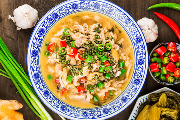 Chinese Cuisine: Chinese sauerkraut chicken