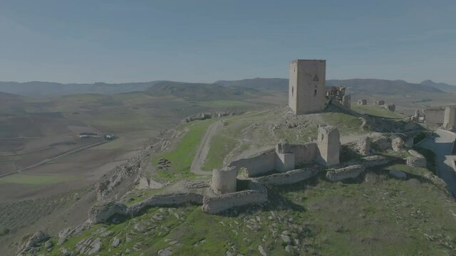 castillo de la estrella situado en el municipio de Teba, Andaluc&iacute;a