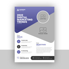 Creative Corporate & Business Flyer Brochure Template Design, abstract business flyer, vector template design. Brochure design, cover, annual report, poster, flyer