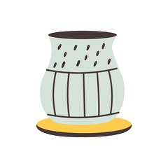 Ceramic modern pitcher stand