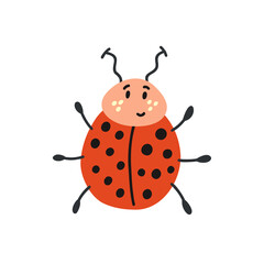 Fototapeta premium Cute ladybug