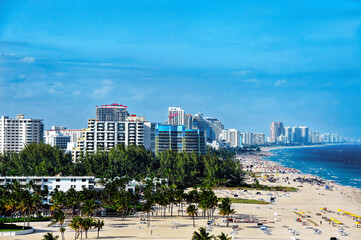 Fototapeta premium Fort Lauderdale Beach, Florida, USA