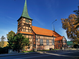 Church in Stegna, Vistula Spit, Poland.