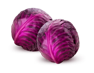 Two red cabbage