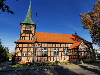 Church in Stegna, Vistula Spit, Poland.