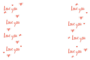 Serduszka, Love You, Walentynki © elisabeth3