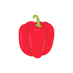 Red vector paprika