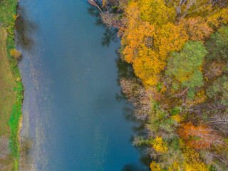 Le Doubs vu du ciel en drône