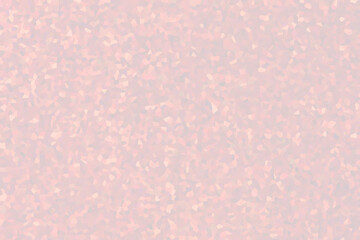 Delicate, soft, blurred mosaic crystal geometric shape texture background gradient pastel rose pink red color.