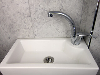 faucet in a bathroom