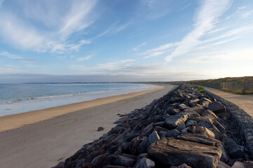 Pen-Bron beach in the Guerande peninsula