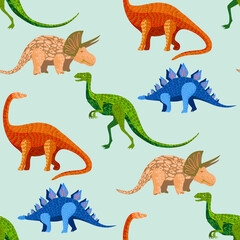 Dinosaurussen naadloos patroon