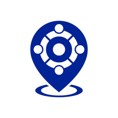 Pin Point Logo can be used for company, icon, and others.