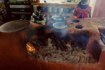 cocina de piedra