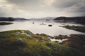 Norwegian fjord ethereal landscape