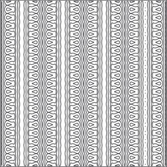  Vector ethnic pattern with symmetrical elements . Repeating geometric tiles from striped elements.Monochrome texture.Black and white pattern for wallpapers and backgrounds.