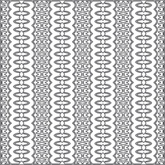  Vector ethnic pattern with symmetrical elements . Repeating geometric tiles from striped elements.Monochrome texture.Black and white pattern for wallpapers and backgrounds.