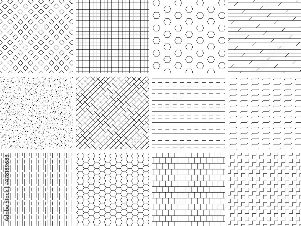 Wall mural seamless hatch pattern of architectural texture background