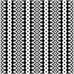 Seamless ethnic pattern color black and white.Can be used in fabric design for clothes, accessories; decorative paper, wrapping, background, wallpaper, Vector illustration.