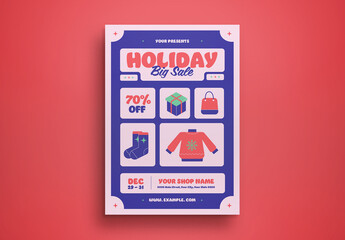 Holiday Big Sale Flyer Layout