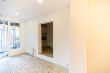 Reception desk in a corridor in a small office