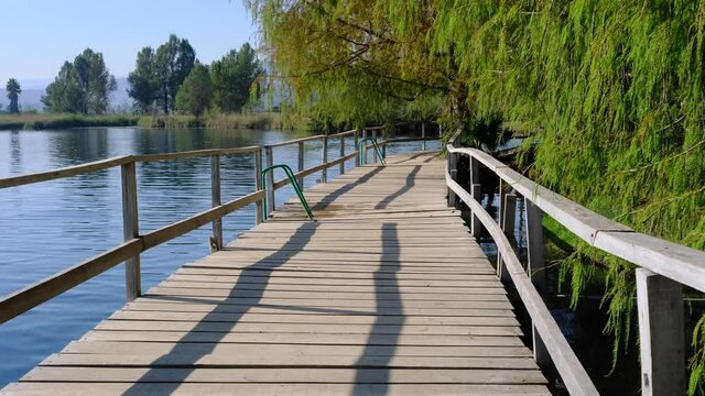 Media Luna lagoon in Rioverde, San Luis Potosi, Mexico