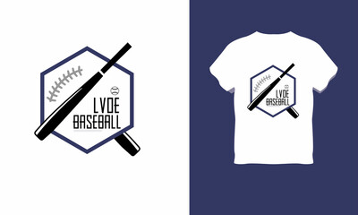 Love Base Ball Concept  T-Shirt Vector Design Ready to Print