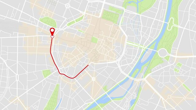 This is an art GPS map animation for your projects. This is Alstadt