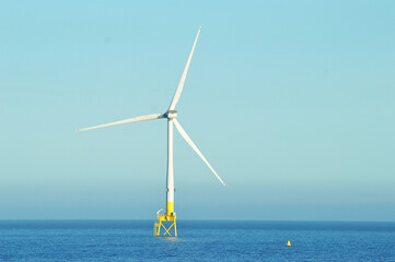 Offshore wind turbine, Noth Sea, Scotland