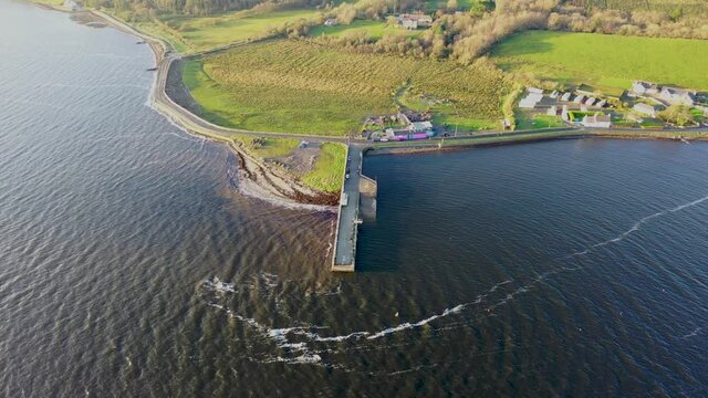 The pier in Mountcharles in County Donegal - Ireland.