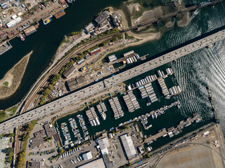 Stock aerial photo of Lynnwood North Vancouver, Canada