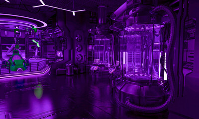 mothership cryo lab scene three