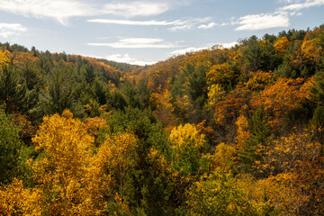 Naklejka premium autumn landscape in the mountains