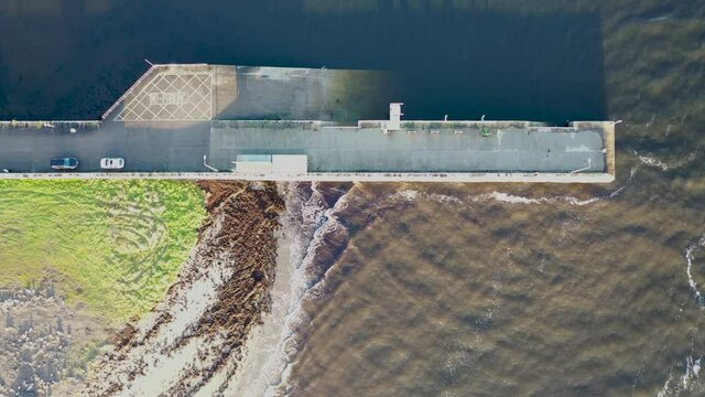 The pier in Mountcharles in County Donegal - Ireland.