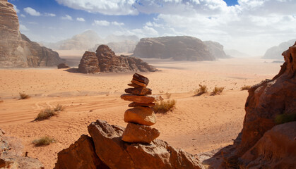Wadi rum desert  Jordan