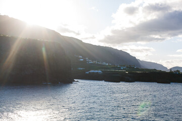 Atlantic ocean wild coast, Tenerife, Canary islands, Spain