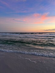 sunset over Gulf of Mexico Florida panhandle 