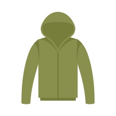 Fisherman sweater icon flat isolated vector