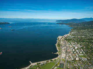 Stock Aerial Photo of West Vancouver BC  , Canada