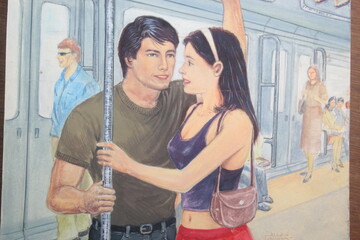 couple in the street