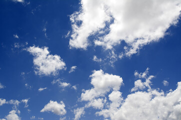 blue sky with clouds