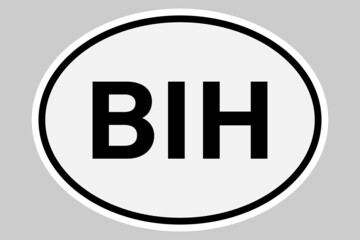 Bosnia and Herzegovina international vehicle registration code
