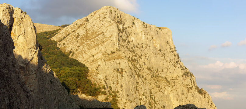 Rocky mountain Merdven-Kayasy in Crimea