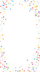 Festive perfect confetti. Celebration stars. Joyou