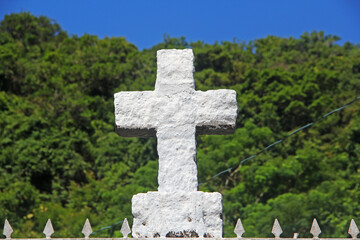 cross in cemetery