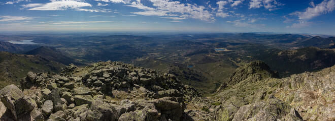 Obraz premium Hiking to Maliciosa mountain near Madrid (Spain)
