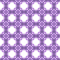 Arabesque hand drawn design. Purple favorable