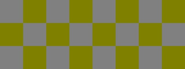 Checkerboard banner. Olive and Grey colors of checkerboard. Big squares, big cells. Chessboard, checkerboard texture. Squares pattern. Background.